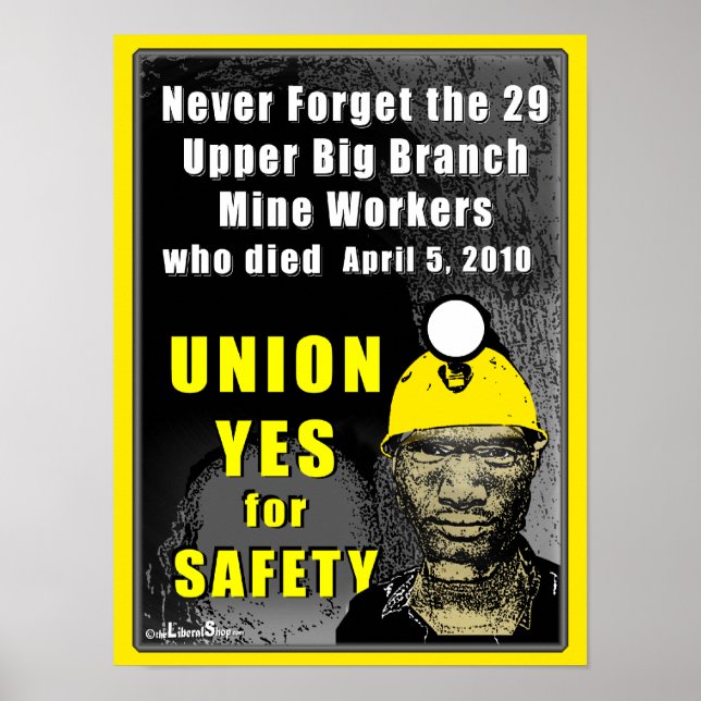 Mine Workers Poster (Front)