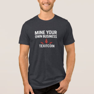 Mine Your Own Men's Bella+Canvas Tri-blend T-Shirt Shirt