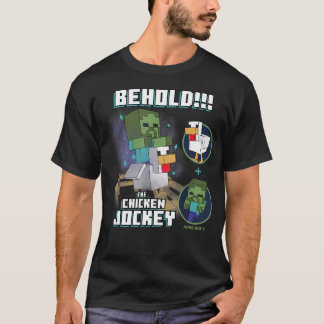 Minecraft Behold The Chicken Jockey Zombie On T-Shirt