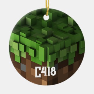 Minecraft C418 Ceramic Tree Decoration