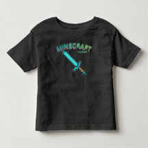 Minecraft Inspired Pixel Sword Gaming T-Shirt