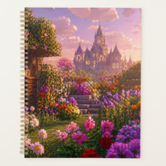 Minecraft Style Flower Garden Wall Art – Dreamy Pa Planner