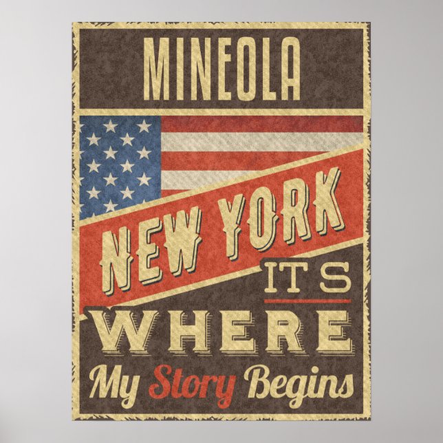 Mineola New York Poster (Front)