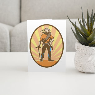 Miner Prospector Card