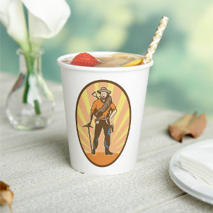 Miner Prospector Paper Cups