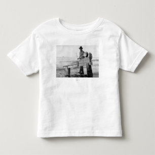 Miner Washing Gold in Alaska Photograph Toddler T-Shirt
