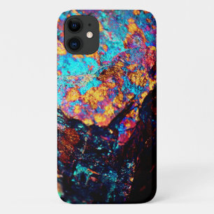 Mineral chalcopyrite stone crystal stone black  Case-Mate iPhone case