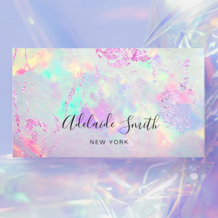 mineral gemstone opal photo business card
