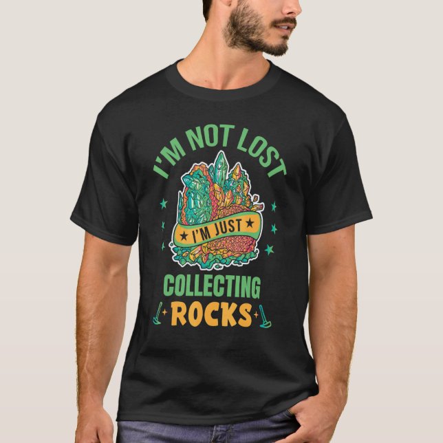 Mineral Geode Rock Collector Geologist Geology T-Shirt (Front)
