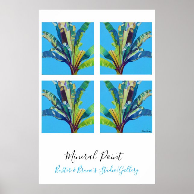 Mineral Point, Red Banana's , by Bruce Tunis Poster (Front)