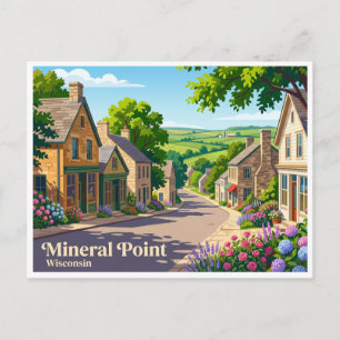 Mineral Point Wisconsin Postcard