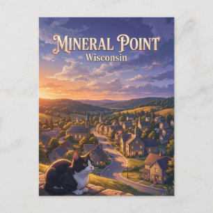 Mineral Point, Wisconsin USA Postcard