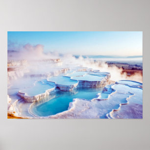 Mineral Pool Nature Outdoors Landscape Calm Relax Poster