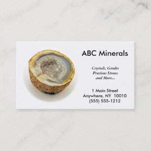 Mineral Shop Business Card