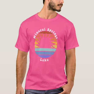 Mineral Springs Lake Ohio OH Sunset Souvenir Vacat T-Shirt
