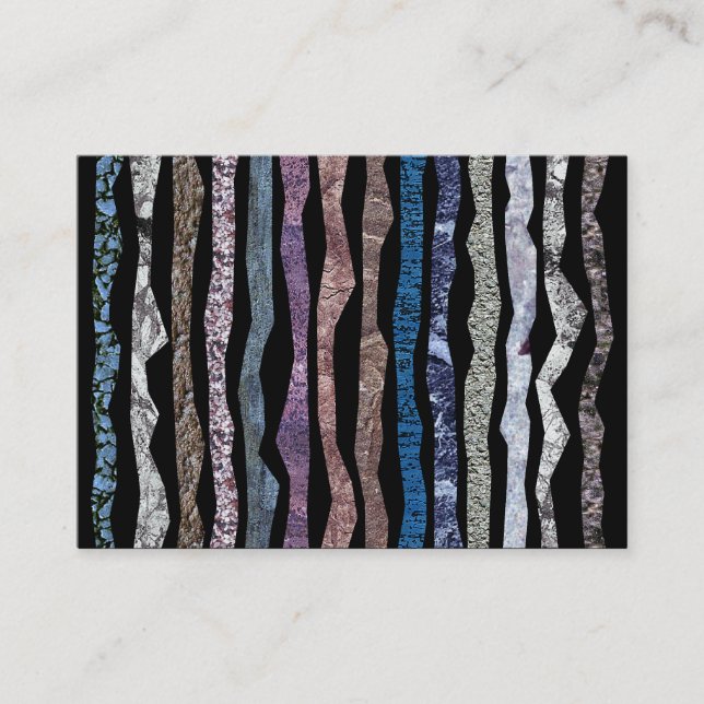 Mineral Stripes Business Card (Front)