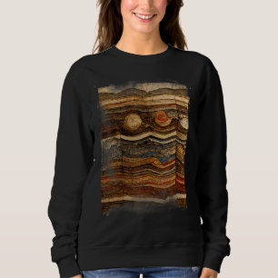 Minerals Gems and Crystals Rock Collecting Geology Sweatshirt