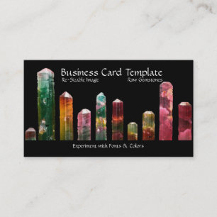 Minerals Raw Crystal Business Card