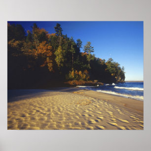 Miners Beach at Pictured Rocks National Poster