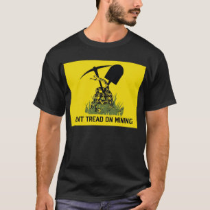 Miners Flag Black T-shirt