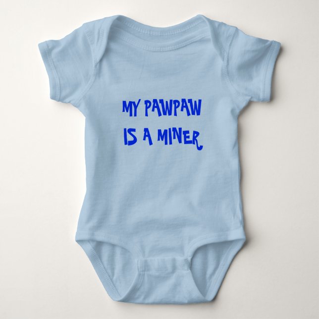 MINERS GRANDKIDS BABY BODYSUIT (Front)