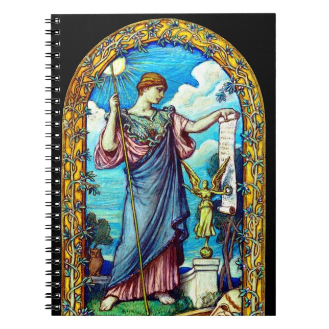 Minerva Mosaic Design 1896 Notebook (Front)