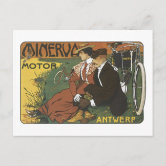 Minerva Motor, Antwerp Postcard