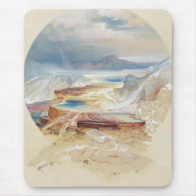 Minerva Terrace, Moran, 1872 Mouse Pad (Front)