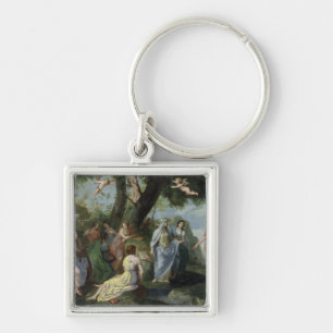 Minerva with the Muses Key Ring