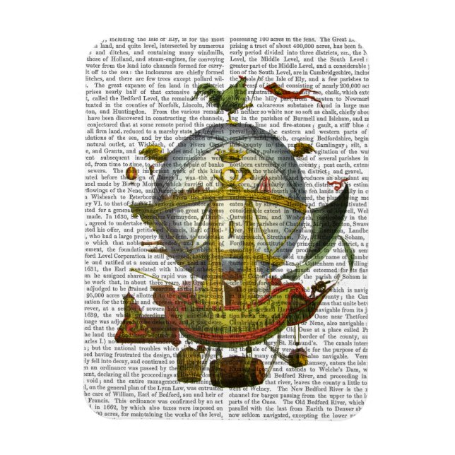 Minerve Hot Air Balloon Magnet (Vertical)