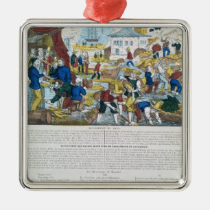 'Mines d'Or de la Californie' Metal Tree Decoration