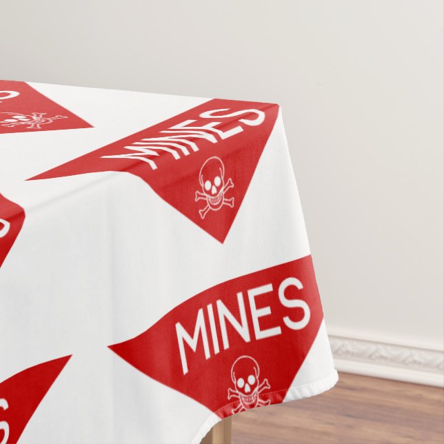 MINES SIGN | SIGNAGE | SYMBOL TABLECLOTH (In Situ)