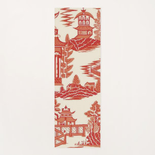 Ming Dynasty Red Pagoda Tea Garden Yoga Mat
