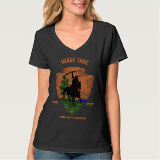 Mingo Tribe Native American Indian Pride Vintage R T-Shirt