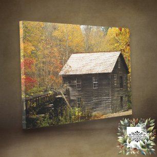 Mingus Mill Smoky Mountains Canvas Print