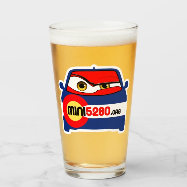 MINI5280 Eyes Pint Glass (Front Filled)