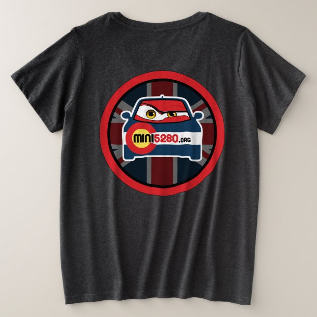 MINI5280 Women's Plus Size T-shirt (Design Back)