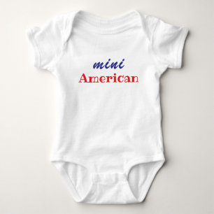 Mini American, Cute Baby Gift, Girl, Boy, Unisex  Bodysuit