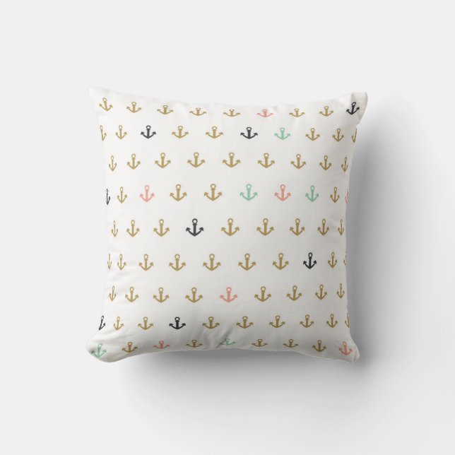 Mini Anchor Pattern Cushion (Front)