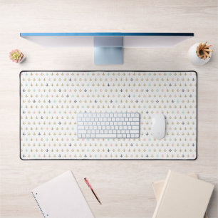 Mini Anchor Pattern Desk Mat
