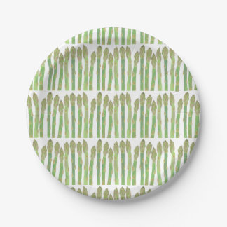 Mini Asparagus salad Paper Plate