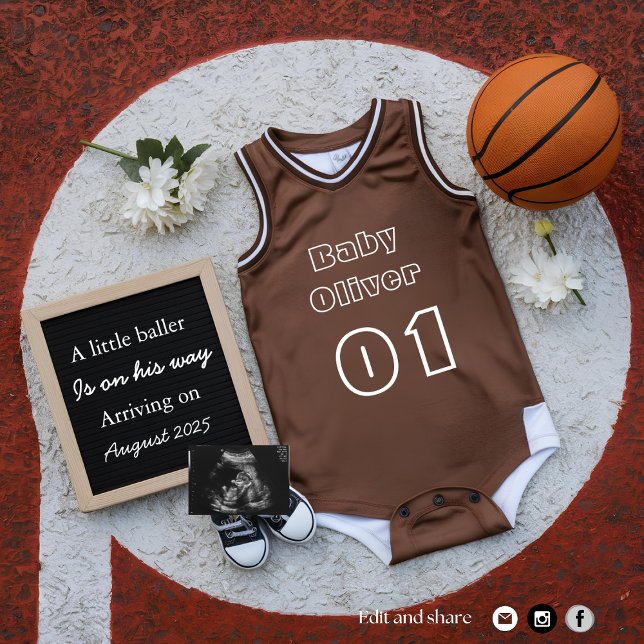 Mini baller basket ball  pregnancy announcement  (Creator Uploaded)