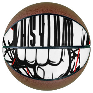 Mini Basketball Hoop Asylum Graffiti Fist Design