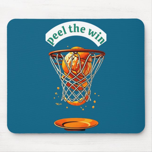 Mini basketball hoop t shirt  mouse pad (Front)