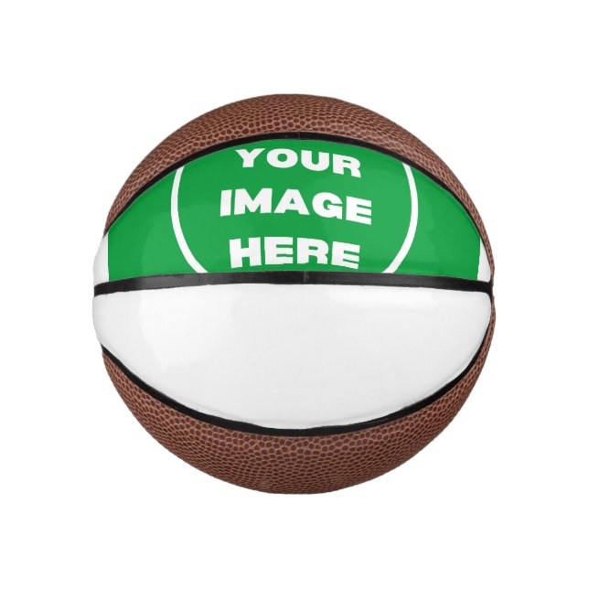 Mini Basketball - Personalised - Add Image / Text  (Front)