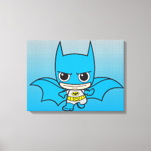 Mini Batman Running Canvas Print