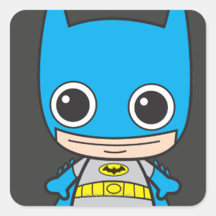 Mini Batman Square Sticker