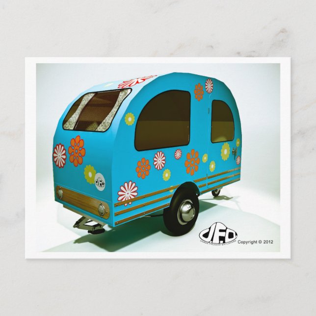 Mini Bike Camper Postcard (Front)