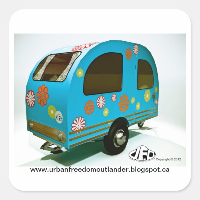 Mini Bike Camper Sticker (Front)