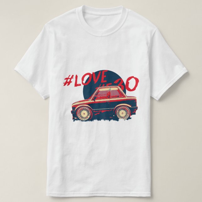 Mini BMW E30 T-Shirt (Design Front)